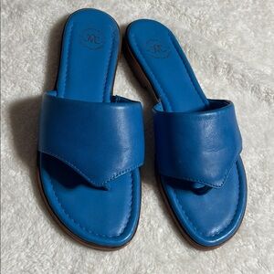 Johnston & Murphy  1850 Blue Thong Sandals 🩴  Size 7M